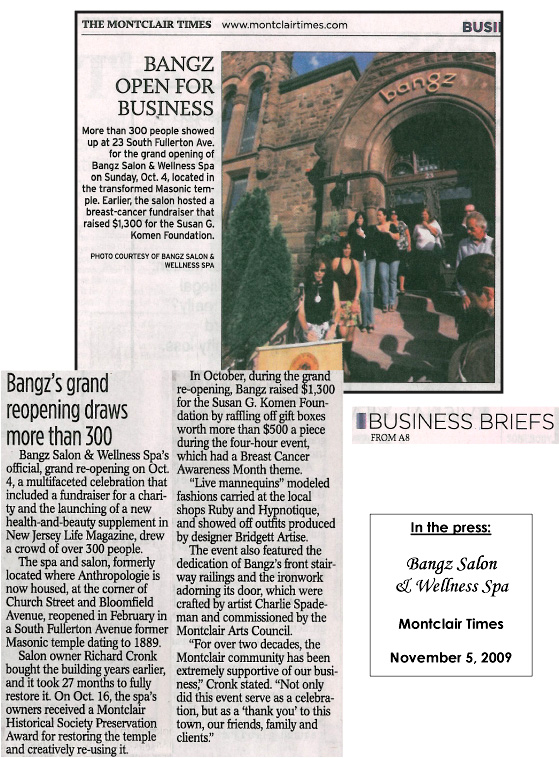 The Montclair Times November 2009